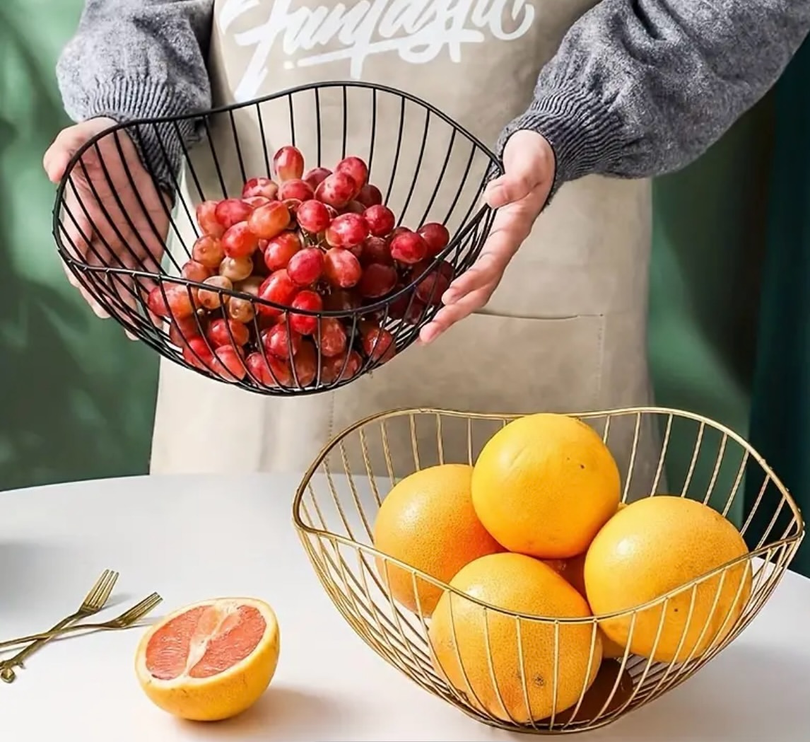 جا میوه ای فلزی مشکی